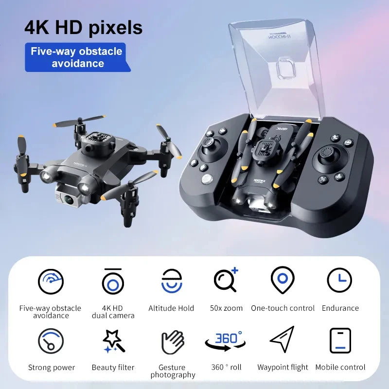 XIAOMI V30 Mini Drone 4DRC  with Camera HD 4K 1080P FPV RC Drones Profesional Five-sided Obstacle Avoidance Helicopter Drone Toy