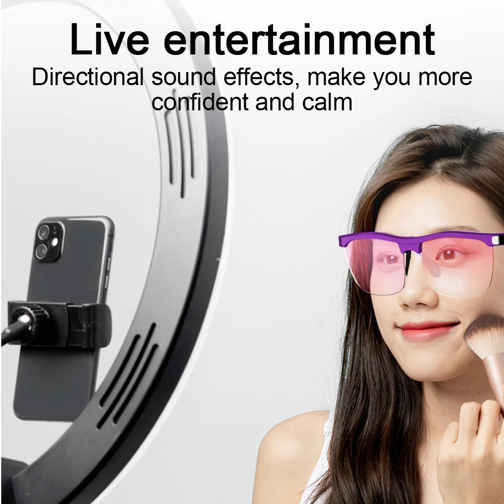 MG10 Smart Music Sunglasses Earphones Wireless Bluetooth Headset HIFI Sound Headphone Driving Glasses Hands-free Call